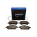 Brake pad set, disc brake QP2211C Quaro, Thumbnail 2