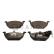 Brake pad set, disc brake QP2226C Quaro