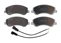 Brake pad set, disc brake QP2247 Quaro