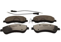Brake pad set, disc brake QP2247C Quaro