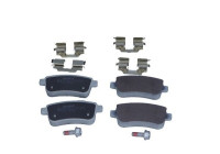 Brake pad set, disc brake QP2254 Quaro