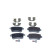 Brake pad set, disc brake QP2254 Quaro