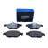 Brake pad set, disc brake QP2260C Quaro
