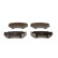 Brake pad set, disc brake QP2263 Quaro