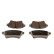 Brake pad set, disc brake QP2278 Quaro