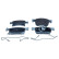 Brake pad set, disc brake QP2389 Quaro