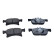 Brake pad set, disc brake QP2389C Quaro