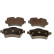 Brake pad set, disc brake QP2391 Quaro