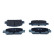 Brake pad set, disc brake QP2417 Quaro