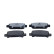 Brake pad set, disc brake QP2417C Quaro