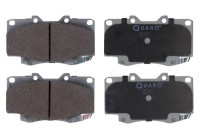 Brake pad set, disc brake QP2433 Quaro