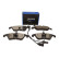 Brake pad set, disc brake QP2445C Quaro, Thumbnail 2