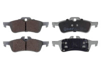 Brake pad set, disc brake QP2494 Quaro