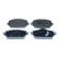 Brake pad set, disc brake QP2499 Quaro