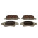Brake pad set, disc brake QP2504 Quaro