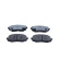Brake pad set, disc brake QP2507C Quaro, Thumbnail 2