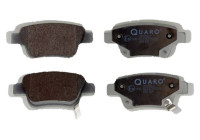 Brake pad set, disc brake QP2562 Quaro