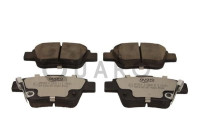 Brake pad set, disc brake QP2562C Quaro