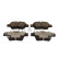 Brake pad set, disc brake QP2562C Quaro