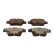 Brake pad set, disc brake QP2562C Quaro