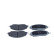 Brake pad set, disc brake QP2576 Quaro