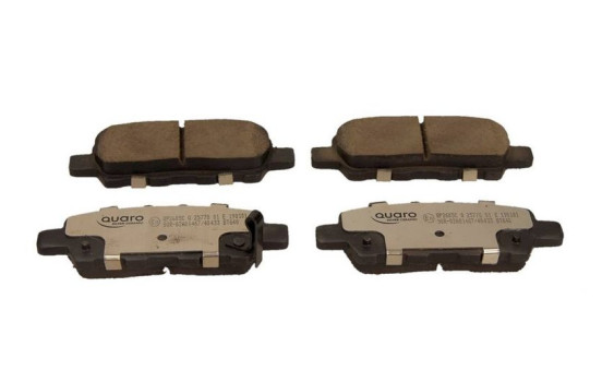 Brake pad set, disc brake QP2605C Quaro