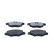 Brake pad set, disc brake QP2611C Quaro, Thumbnail 2