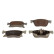 Brake pad set, disc brake QP2617 Quaro