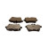 Brake pad set, disc brake QP2643C Quaro