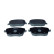Brake pad set, disc brake QP2814 Quaro