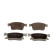 Brake pad set, disc brake QP2843 Quaro