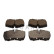 Brake pad set, disc brake QP2896C Quaro