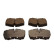 Brake pad set, disc brake QP2896C Quaro