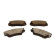 Brake pad set, disc brake QP2951C Quaro