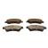 Brake pad set, disc brake QP2989C Quaro
