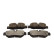 Brake pad set, disc brake QP3069C Quaro