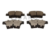 Brake pad set, disc brake QP3088C Quaro