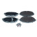 Brake pad set, disc brake QP3123 Quaro