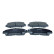 Brake pad set, disc brake QP3211 Quaro