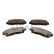 Brake pad set, disc brake QP3211C Quaro