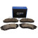 Brake pad set, disc brake QP3281C Quaro, Thumbnail 2