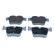 Brake pad set, disc brake QP3337 Quaro