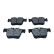 Brake pad set, disc brake QP3337C Quaro