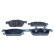 Brake pad set, disc brake QP3341 Quaro