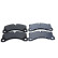 Brake pad set, disc brake QP3345C Quaro