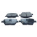 Brake pad set, disc brake QP3381C Quaro