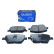 Brake pad set, disc brake QP3381C Quaro, Thumbnail 2