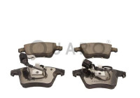 Brake pad set, disc brake QP3383C Quaro