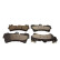 Brake pad set, disc brake QP3445C Quaro