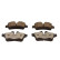 Brake pad set, disc brake QP3516C Quaro